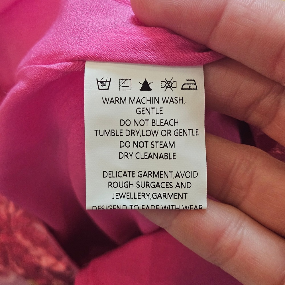 Showpo Brailey Mini Dress Size 2 Pink NEW Floral Jacquard Strapless Cocktail - Picture 13 of 14